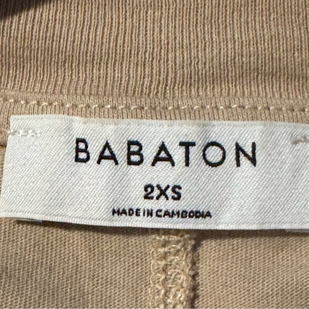Brand New ARITZIA BABATON SHOULDER DRESS OLIVE BEIGE 2XS $60 Neutral Lagenlook - Picture 4 of 6